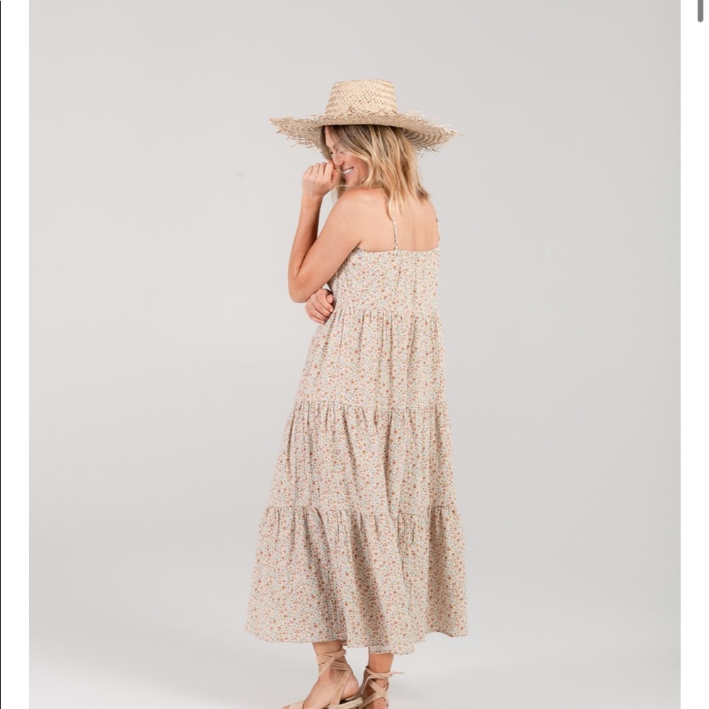 Rylee and Cru tiered flower dress